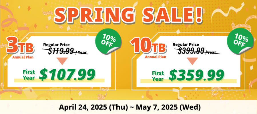 Annual Plan Spring Sale Annual Plan Spring Sale