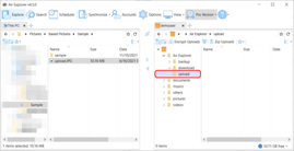 Select the directory Select the directory